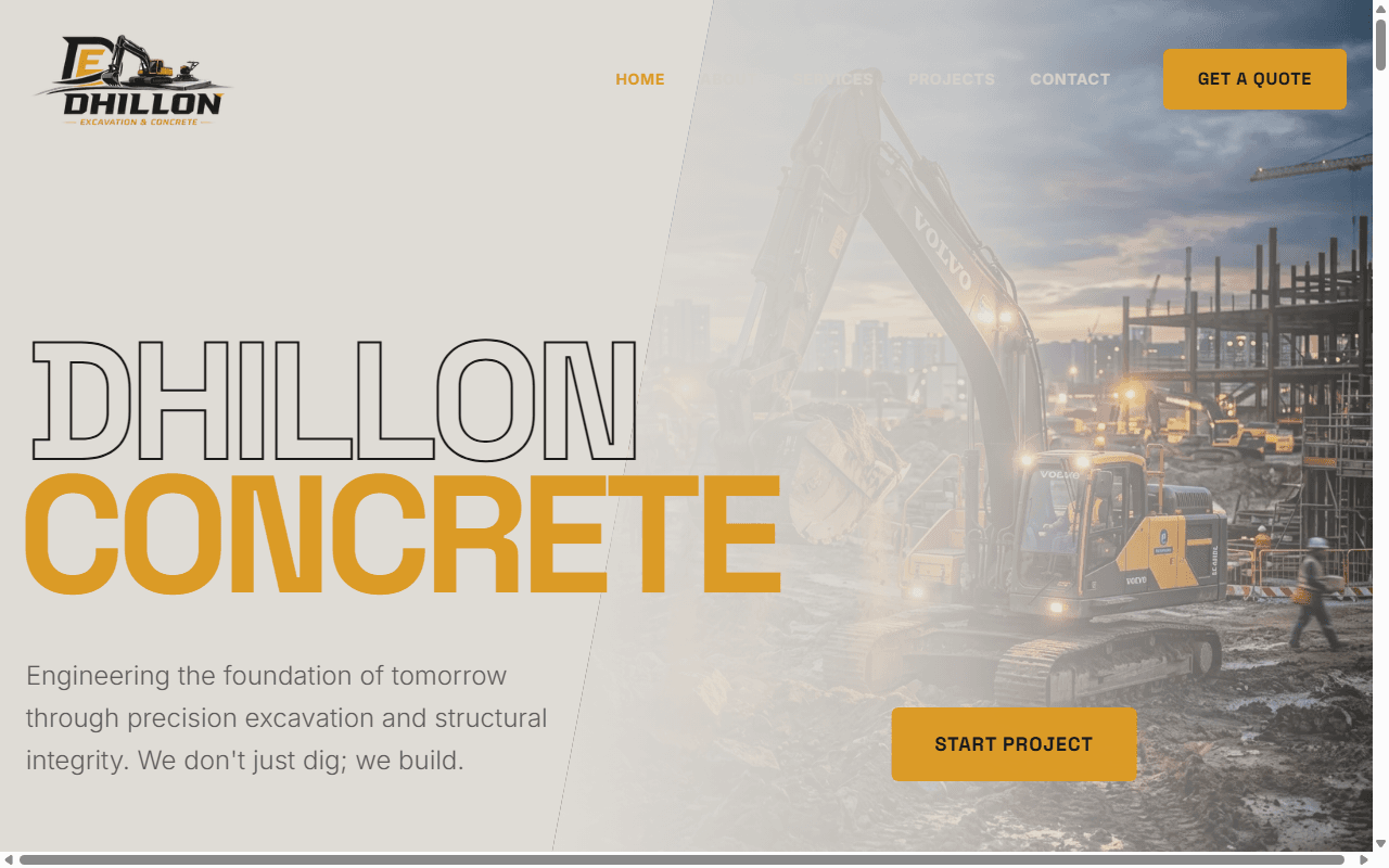 Featured Case Study: Dhillon Excavation & Concrete