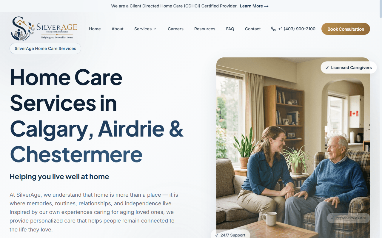 SilverAge Inc. — SilverAge Inc. — Home Care Services & Patient Assessment Platform