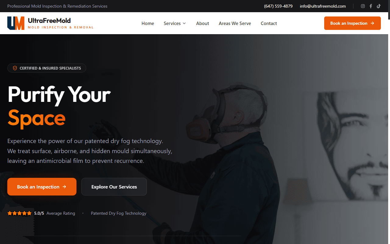 Ultra Free Mold — Urgent Environmental Remediation & Emergency Inspection Engine